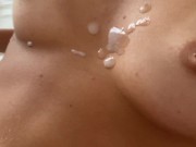 After best hotel handjob ever Big cock heavy cums on fit beautiful belly (FPOV) - Lexy Bounner 16/16