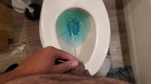 Small dick piss before shower video