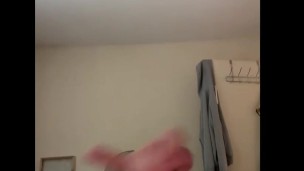 Big cock wanking and cum
