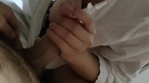 Japanese whore's throat getting deep fucked by foreigner Interracial porn