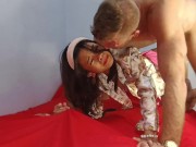 Asian school girl with pink skirt licked and fucked as she deserved part 2 2/16