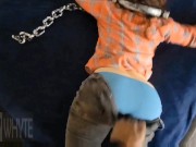 Halloween Hunter Creampies the creamy pussy of Hot espresso girl after work on Friday the 13th 1/16