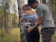 Sex in a warm autumn forest 12/16