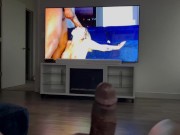 Stroking Black Cock While Watching Own Video and Busting a Fat Nut At The Same Time 14/16