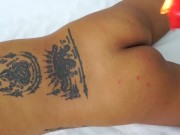 Hot Wax, Spanked & Tied Up Asian Cum Slave 4/16