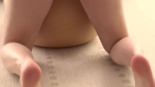 Nude Hotwife Plays With Yoga Ball While My Friend Is In The Room