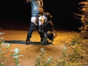 Mother-in-law helped son-in-law to pee 12/16