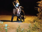 Mother-in-law helped son-in-law to pee 6/16