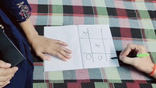 Brother fucks stepsister’s best friend - Hindi