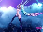 Lewd 3d babes showing their pol dance skill in a naughty animation 14/16
