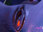 Lewd 3d babes showing their pol dance skill in a naughty animation 9/16