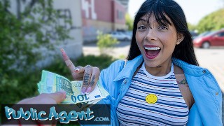 Public Agent Athenea Rose is from Colombia and gets fucked in a ...