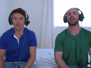 HOLY FUCK! My Roommates Blasted My Face With So Much Cum! 1/16