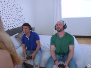 HOLY FUCK! My Roommates Blasted My Face With So Much Cum! 3/16