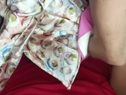 Asian school girl with pink skirt licked and fucked as she deserved part 3