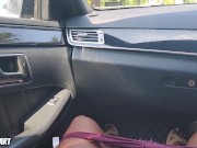 My UBER DRIVER Pulled My Panties Down and Made Me CUM While Driving 9/16