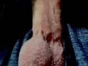 take it out of the pants, piss, walk, wank & cum on a public path😈🍌✊💦