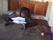 Pillow humping/pussy rubbing,fingering naked butt shaking Compilation