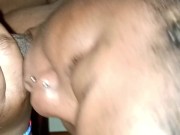 Sloppy Blowjob from Horny Ebony Mom....Rate her Head Game