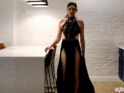 Shemale Mandi Jules Loves to Play with Her Dildo When Alone 3/16