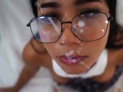 Rough Blowjob for Asian Schoolgirl 16/16