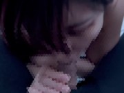 たっぷりの唾液で音を立てながらエロチンポをしゃぶり尽くしちゃう♡ cum in mouth swinger 12/16