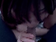 たっぷりの唾液で音を立てながらエロチンポをしゃぶり尽くしちゃう♡ cum in mouth swinger 3/16