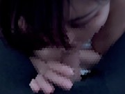 たっぷりの唾液で音を立てながらエロチンポをしゃぶり尽くしちゃう♡ cum in mouth swinger 9/16