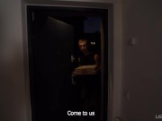 PIZZA COURIER, GOT INTO A GROUP FUCK  😱 feat. SpiriteMoon 1/16