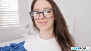 JAY'S POV - PETITE NYMPHO CHARLY SUMMER CASTING CREAMPIE