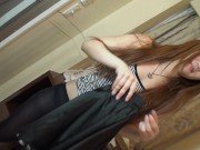 First time amateur Japanese gyaru strips totally naked and lmakeup as well to make her debut JAV movie a natural as it gets. 8/16