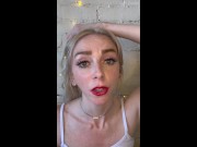 POV Face Fetish Cute Freckled Blonde CHEER SLUT Begs For YOUR Cum - Remi Reagan 15/16