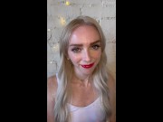 POV Face Fetish Cute Freckled Blonde CHEER SLUT Begs For YOUR Cum - Remi Reagan 4/16