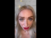 POV Face Fetish Cute Freckled Blonde CHEER SLUT Begs For YOUR Cum - Remi Reagan 5/16