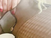 JOI and cum countdown in my sexy dark nylons! 5/16