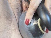 My slut wife using pussy pump to masturbate himself, karina and Lucas 12/16