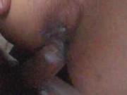 Le bato la leche de su amante con mi verga