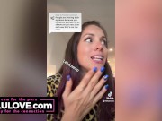 Babe showing off closeup cummy creampie pussy, going off on assholes, showering twice, cuckolding JOI and more - Lelu Love 8/16