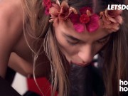 Kinky Babe Eveline Dellai Has Her Tight Pussy Stretched By Black Penis - HORNY HOSTEL 11/16