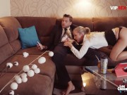 Sicilia & Anina Silk Hardcore Threeway With Cheating Husband - VIP SEX VAULT 2/16