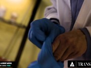 TRANSFIXED - Jean Hollywood Has A Physical Exam With Trans Nurse Khloe Kay & Her Cis Lesbian Doctor 4/16