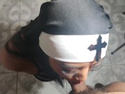 Nun addicted to anal sex twerks with his cock in her ass 4/16