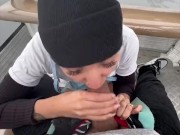 MAMADA REAL A FAN: GRAN MAMADA EN EL TELEFÉRICO, ME LA TRAGO TODA EN PÚBLICO 8/16