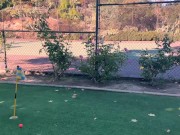 Golf date turns into sneaky public fuck with hot redhead 6/16