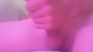 Fit and cute Femboy jerks off with you and cums (Sexting)