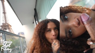 Cheating on my bf on a balcony in Paris 🗼😈🍆 - RedTube