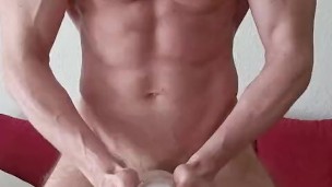 6'7" muscular alpha Dom humping fleshlight