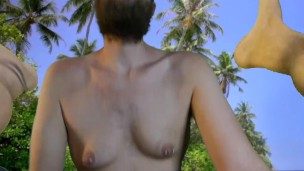 Fucking you on the beach POV