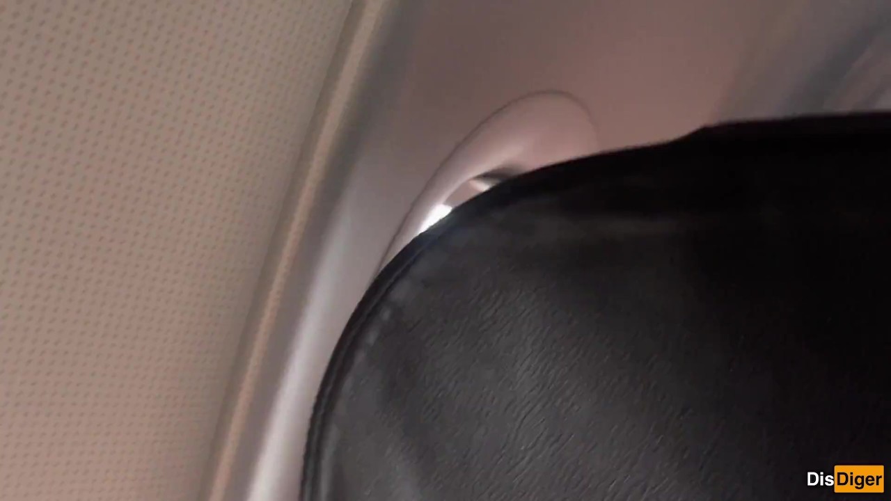 Risky public blowjob on a plane - we got caught! - RedTube