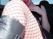 Safada cheia de tesão se masturbando no carro | Dri Sexy | Part 1 10/16